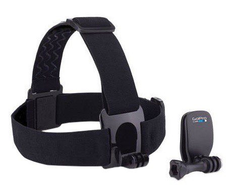 GoPro - Montura para cabeza y clip - Negro ACHOM-001