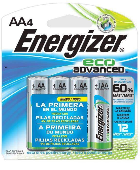 Energizer -EcoAdvanced AA XR91BP-4MX