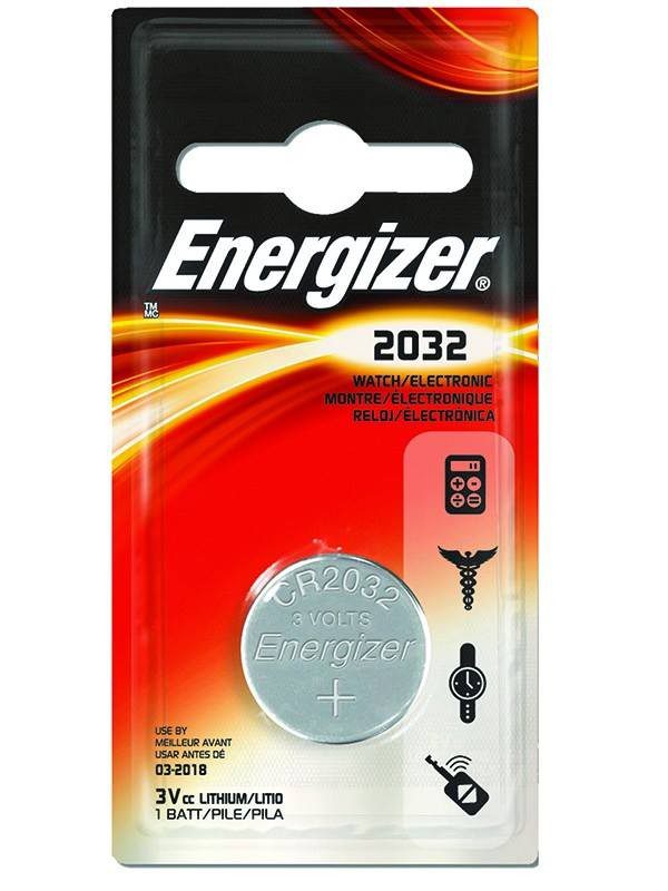Energizer - Pila de botón de litio 2032 2032BP-2