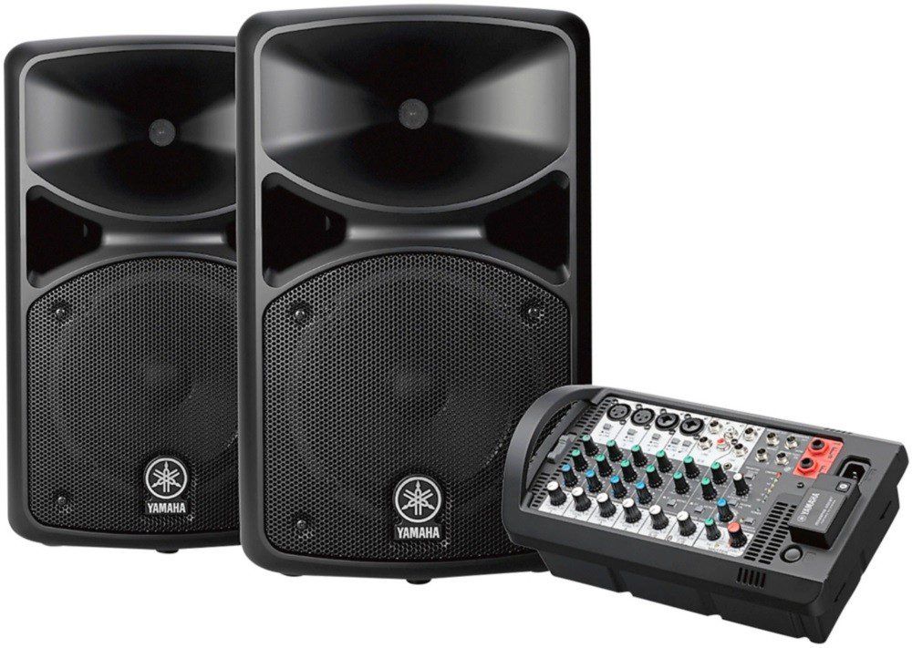 Yamaha - Sistema de Audio con bluetooth Stagepas 400BT - Negro STAGEPASS400BT
