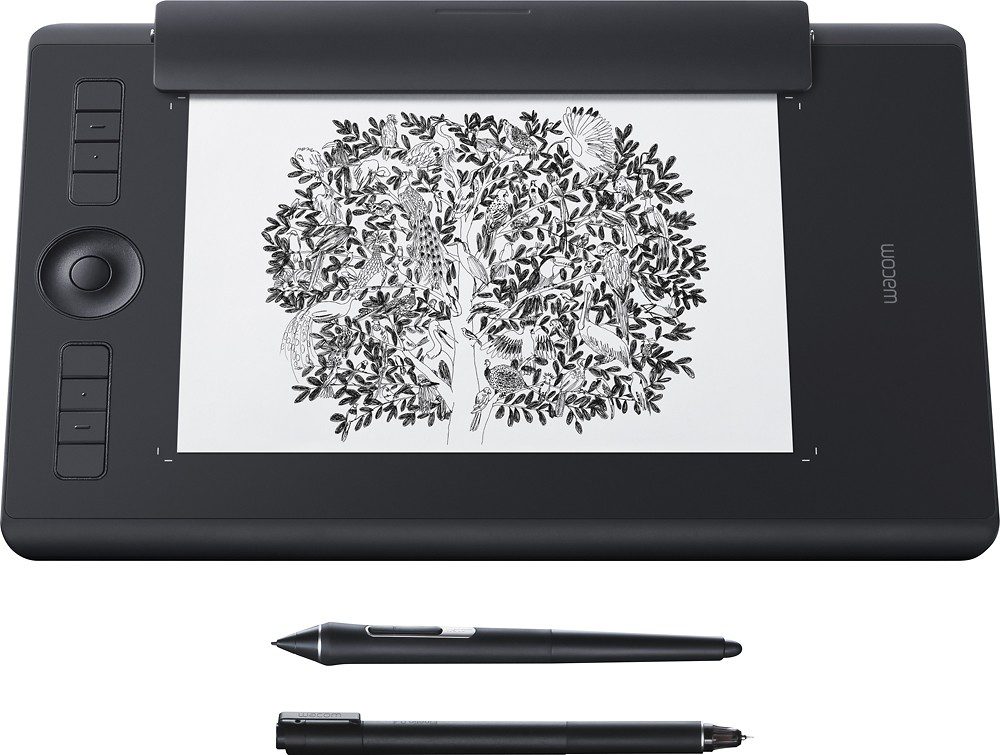 Wacom - Intuos Pro Paper Edition Pen Tablet (Mediana) - Negro PTH660P