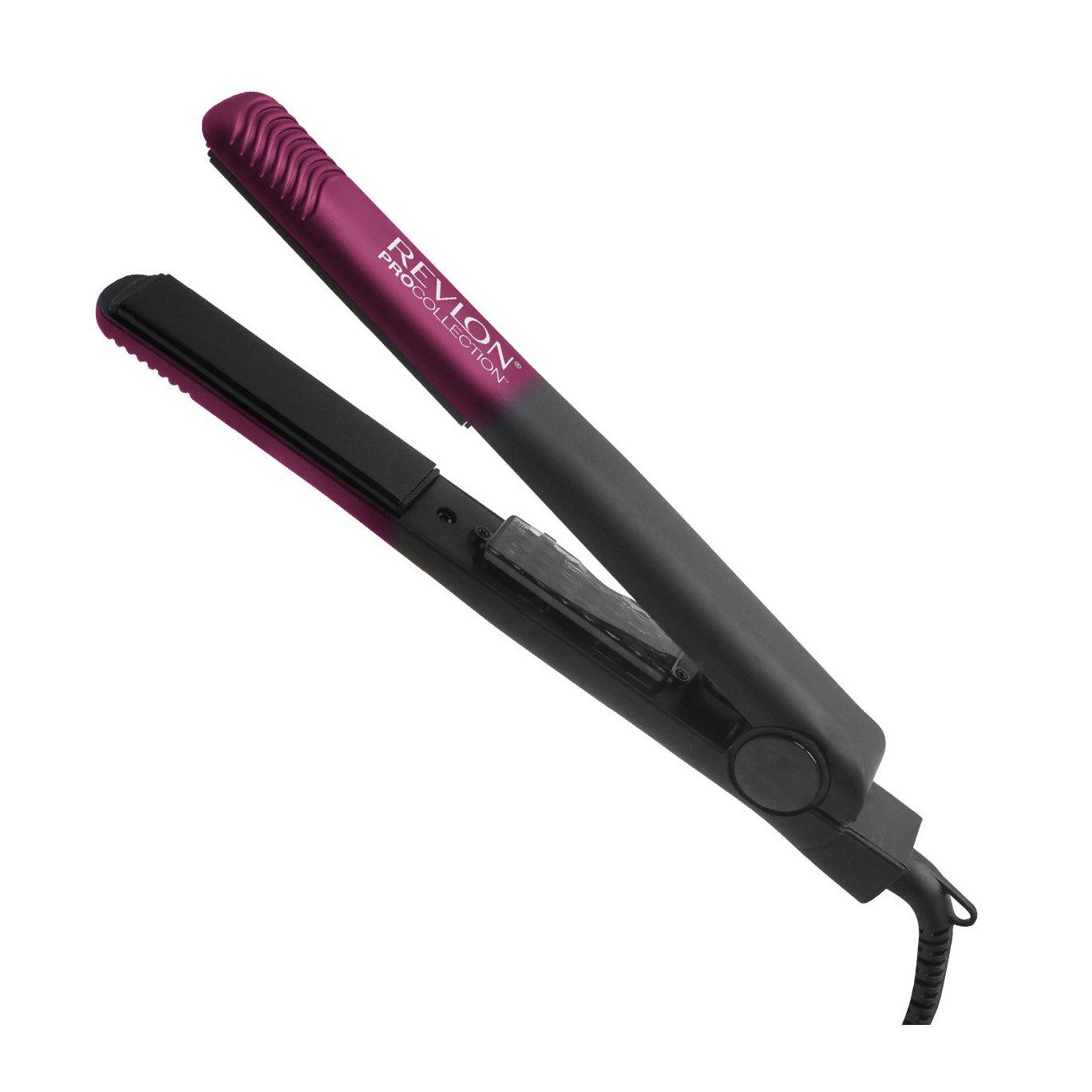 Revlon - Alaciadora Dual Tone de cerámica y 1" - Morado/Negro RVST2108LA1