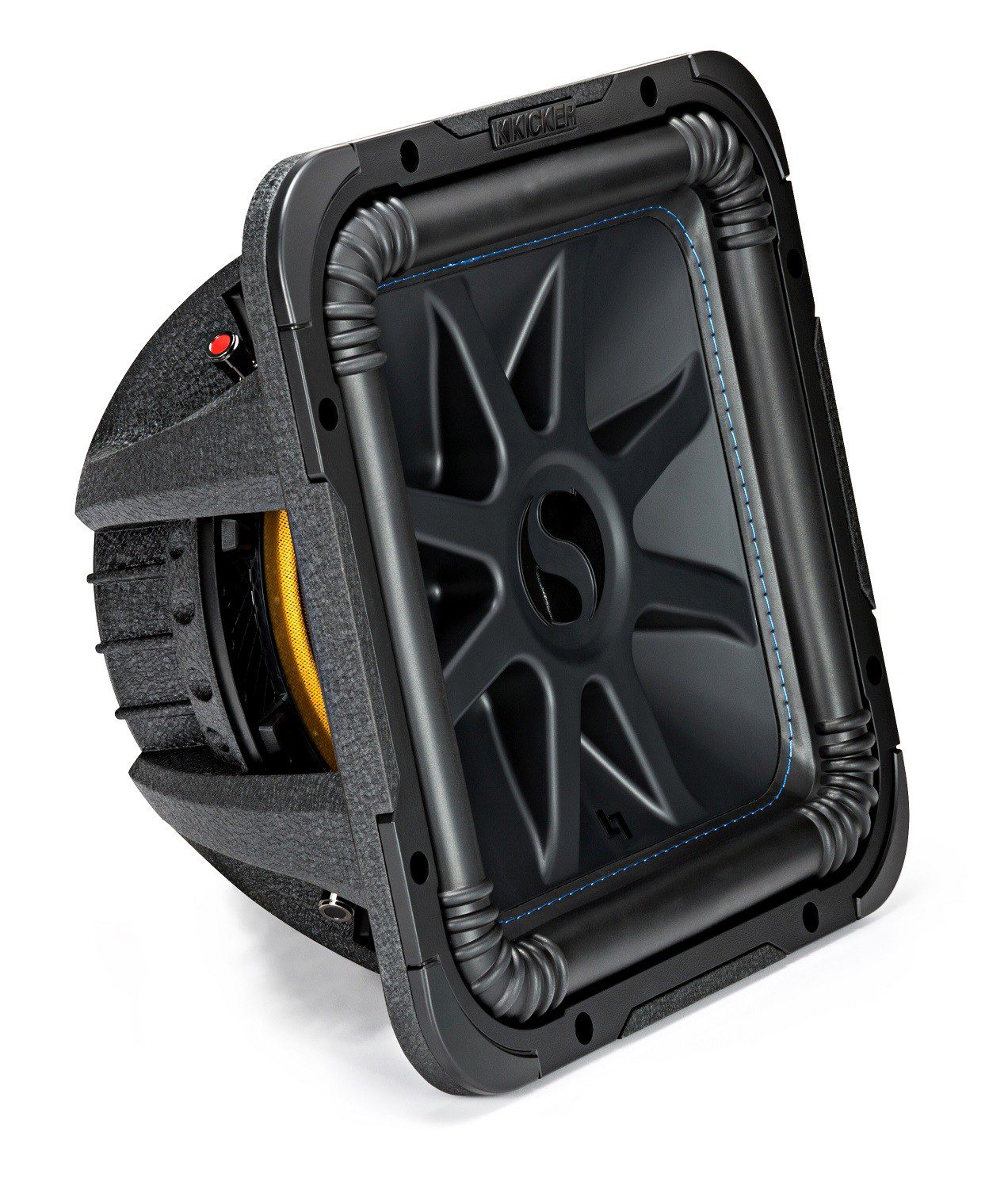 KICKER- Subwoofer de 12" L7s12 - Cuadrado - Negro 44L7S124