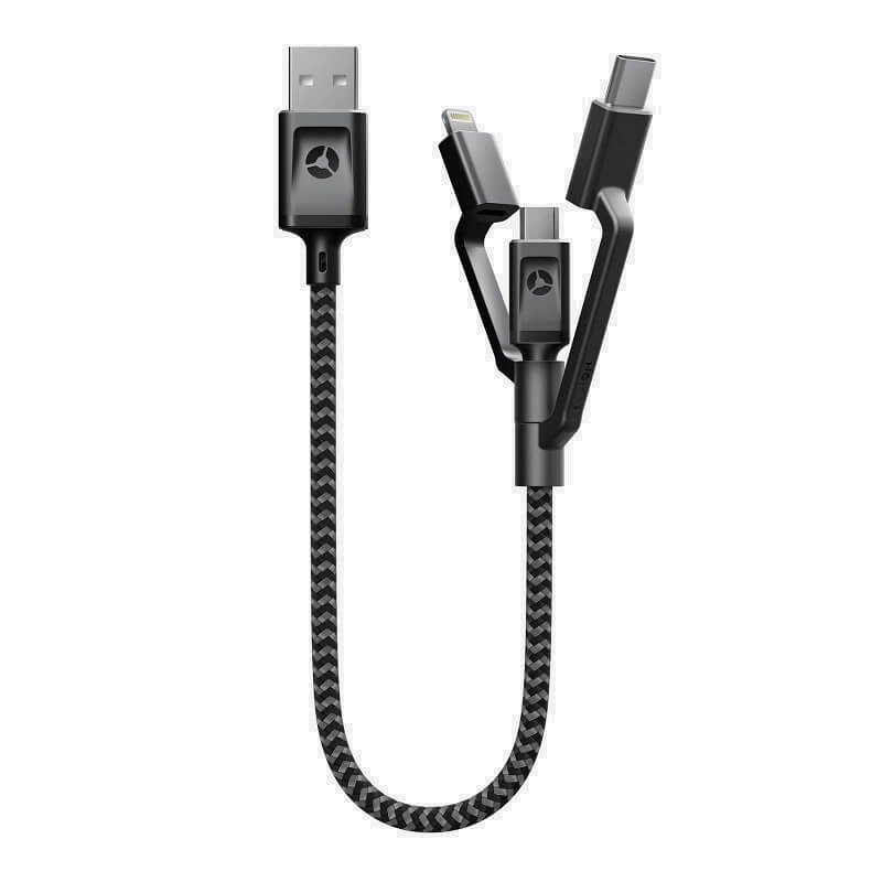 NOMAD - Cable universal multicarga 3 en 1 de 1.5 - Negro NM0B9BA000