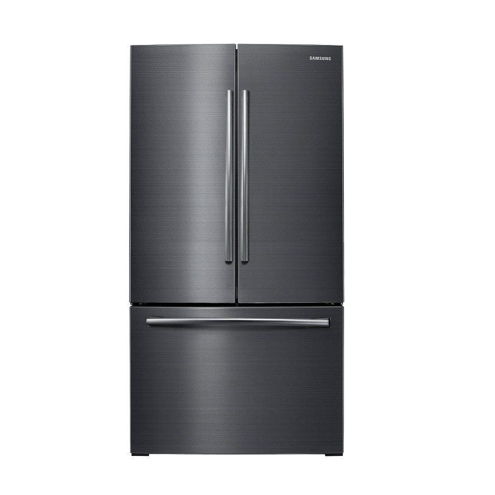 Samsung - Refrigerador French Door 26 Pies Cúbicos RF26HFENDSG/EM - Acero Inoxidable Negro RF26HFENDSG/EM