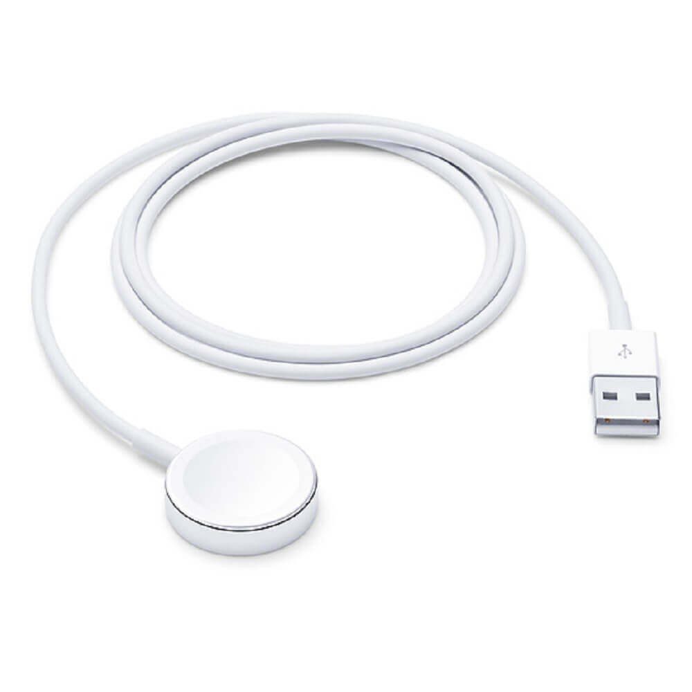 Apple - Cargador para Apple Watch 2019 1 Mt - Blanco MU9G2BE/A