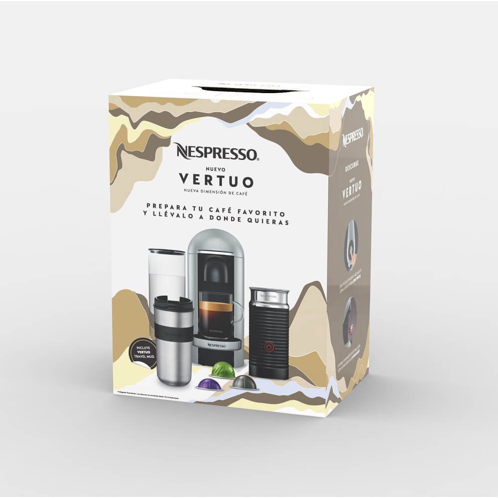 Nespresso - Combo Vertuo + Aeroccino + Termo 111063