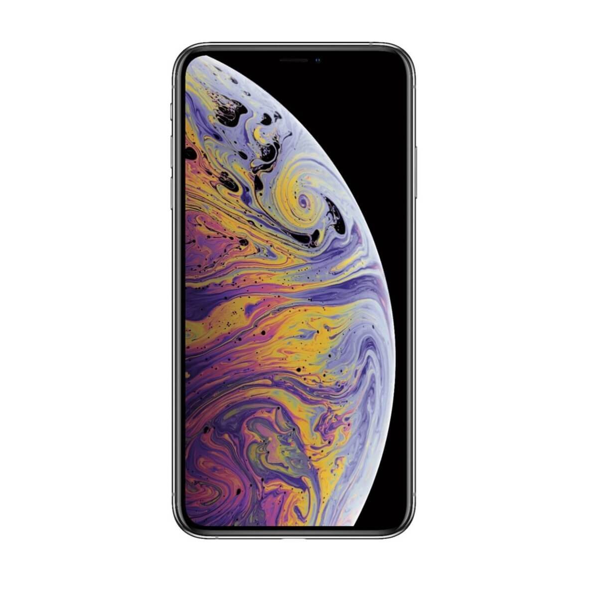 Apple - iPhone XS Max - 64 GB Reacondicionado - Plata (Desbloqueado) Apple iPhone XS Max