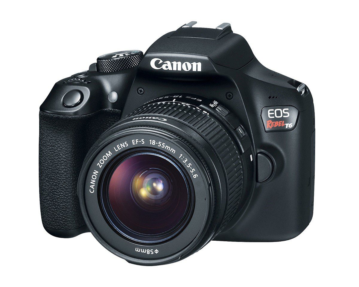 Canon - Cámara Eos T6 EF-S 18-55 mm DCIII - Negro 1159C005AA