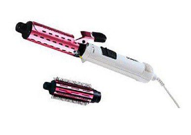 Conair - Cepillo de aire caliente 2 en 1 300 W - Blanco/Rosa CD160CES