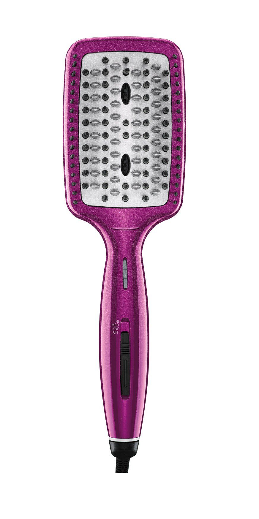 Conair - Cepillo alaciador iónico con cerámica - Morado BC7ES