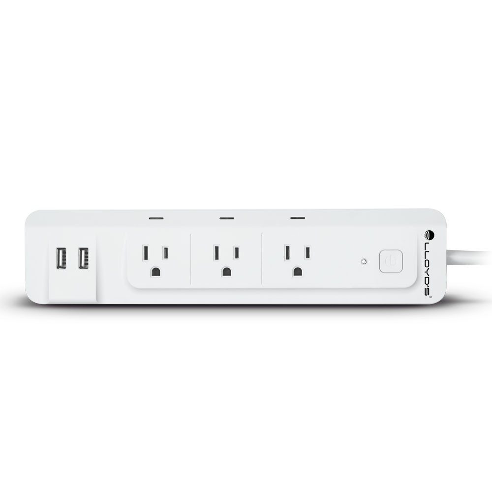 Lloyd's - Barra Multicontacto intellgente Wi Fi - Blanco LC-1194
