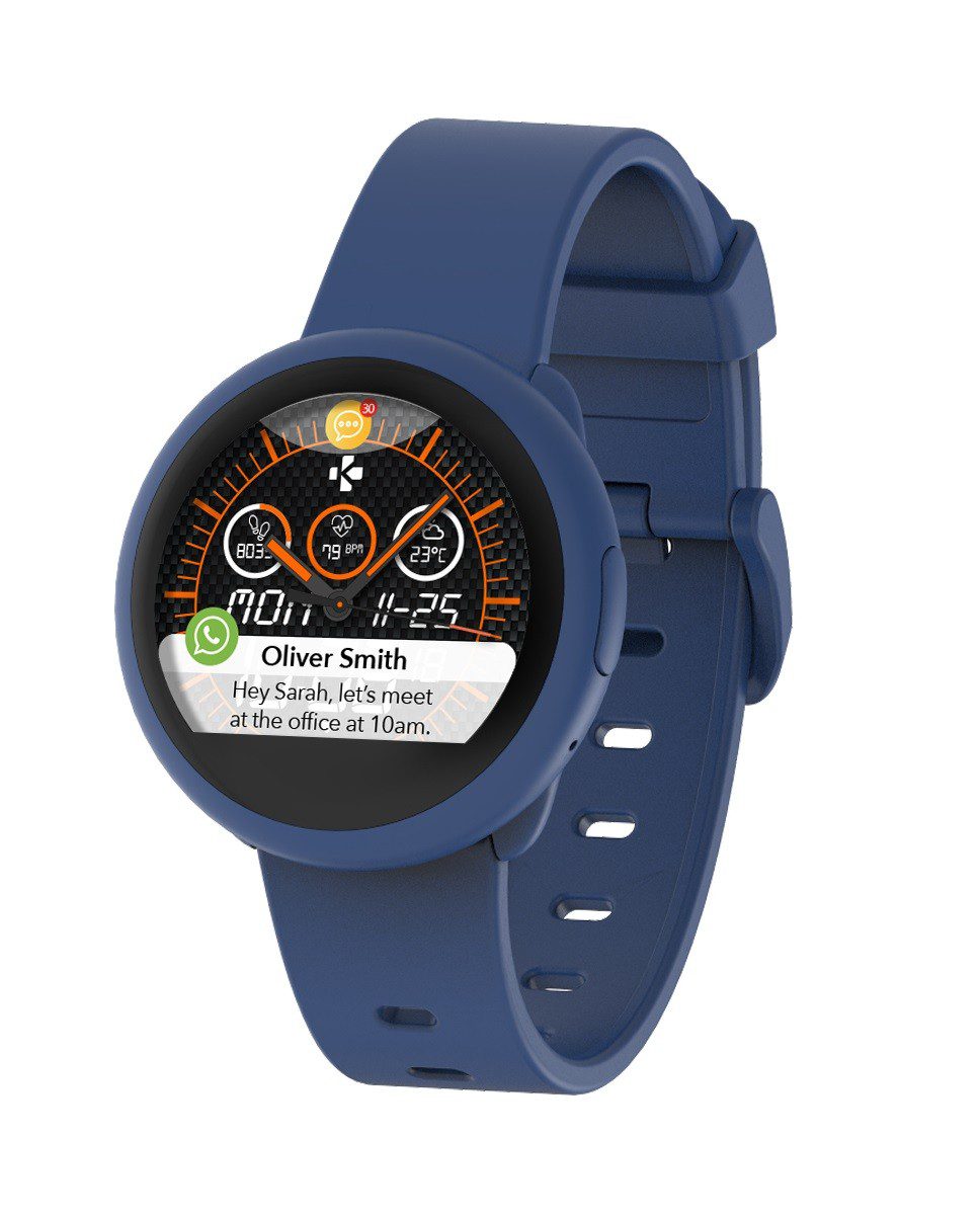 MyKronoz – Smartwatch ZeRound3 Lite – Azul KRZEROUND3 LITE- NAVY/NAVY