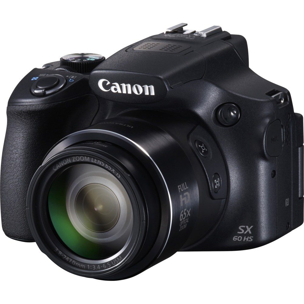 Canon - Cámara Powershot SX60HS - Negro 9543B001AA