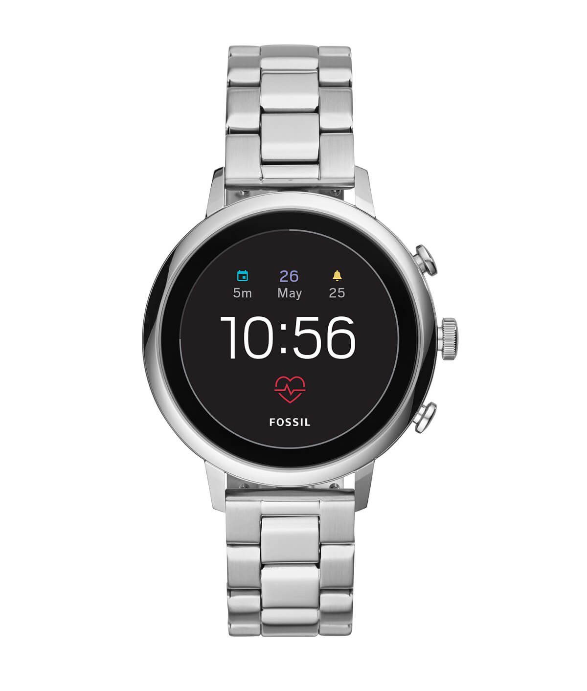 Fossil – Smartwatch GEN 4 Venture HR – Acero – Plata FTW6017