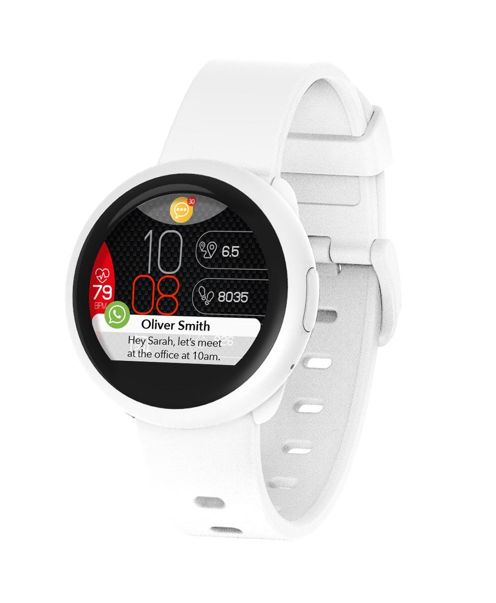 MyKronoz – Smartwatch ZeRound3 Lite – Blanco KRZEROUND3 LITE- WHI/WHI