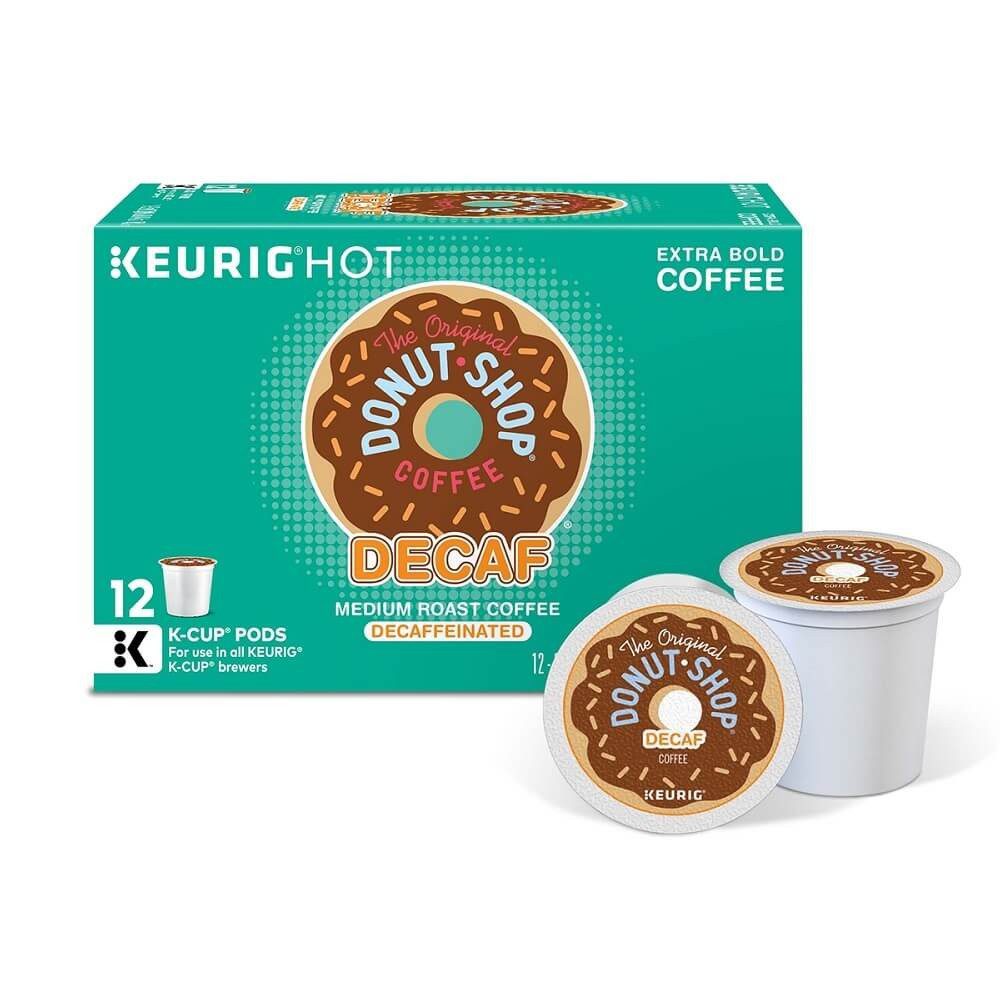 Keurig - Cápsulas The Original Donut Shop Decaf Coffee Decaffeinated K-CUPS DS DECAF