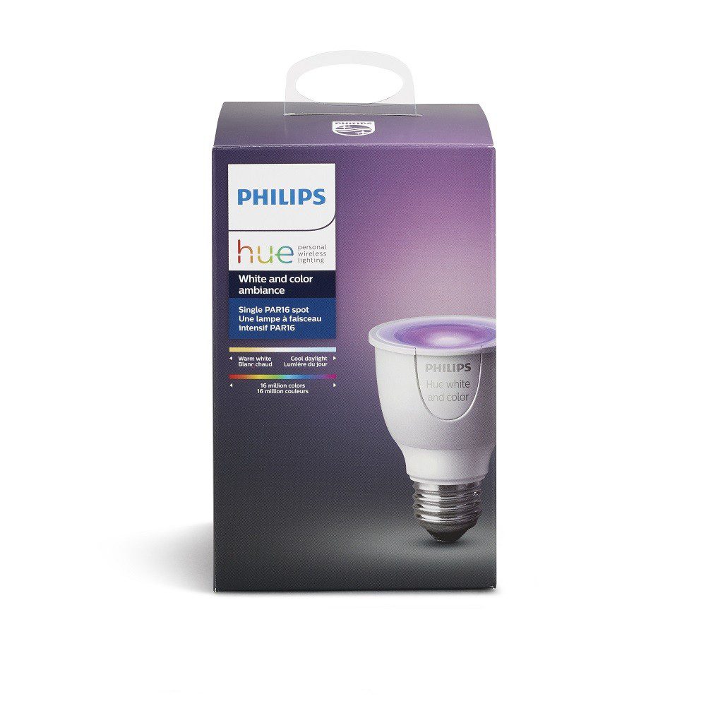 Philips - Hue Par16 Color 6.5W Dim E26 -  Color 929000000000