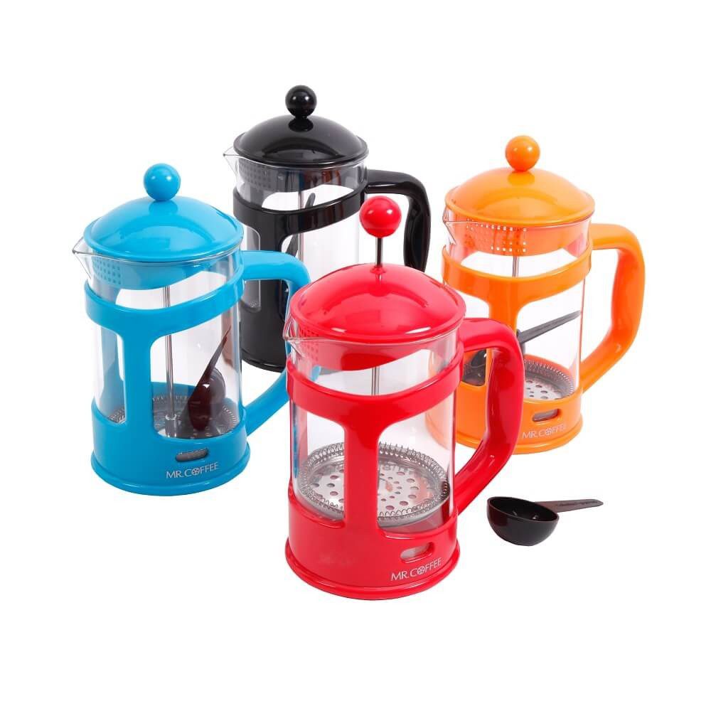 Mr. Coffee - Cafetera prensa francesa - Distintos colores 107337.01