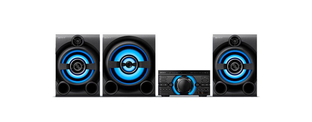 Sony - Sistema de audio de alta potencia con DVD MHC-M80D - Negro MHC-M80D