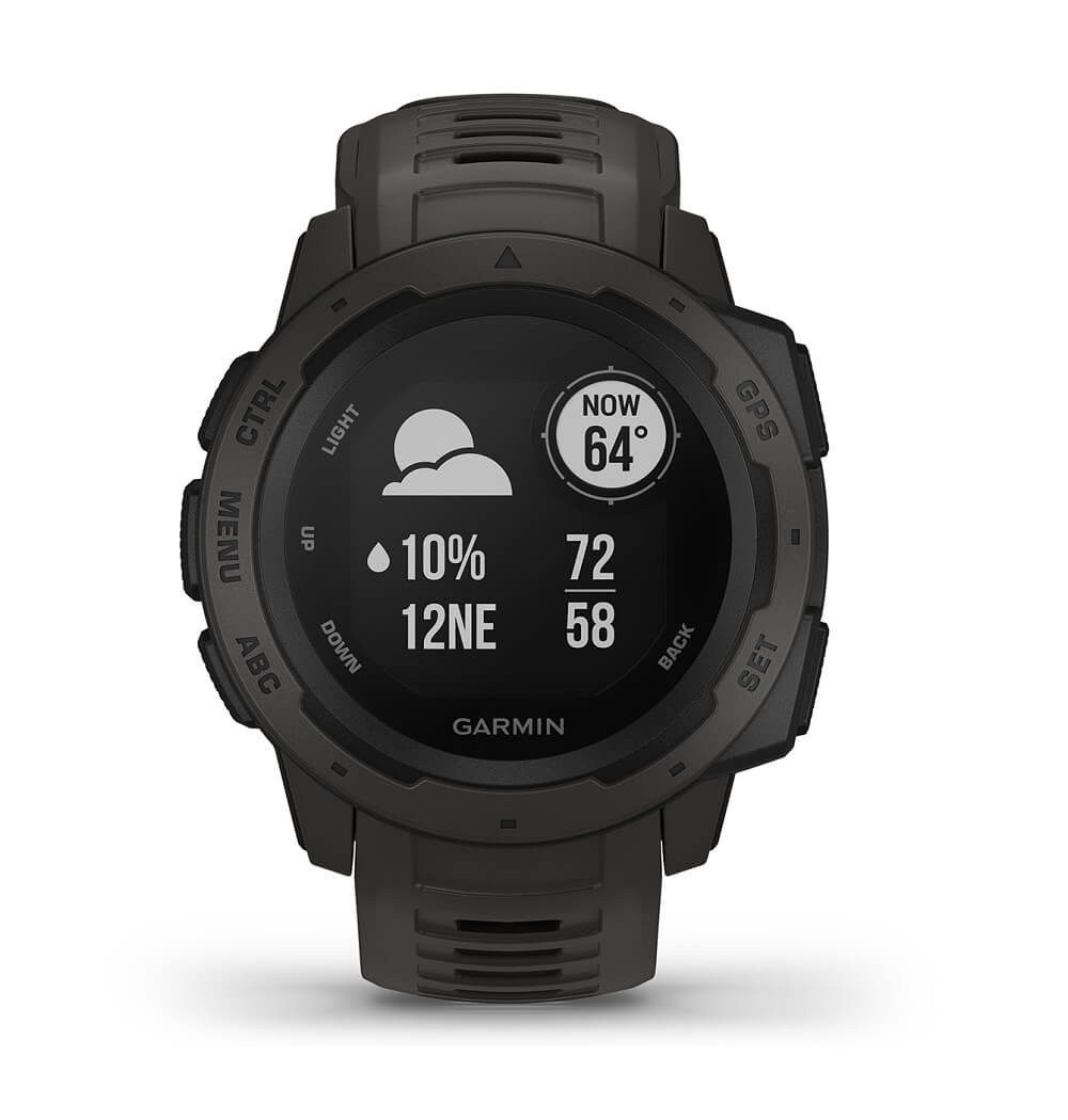 Garmin – Reloj deportivo Instinct – GPS – Negro 010-02064-00