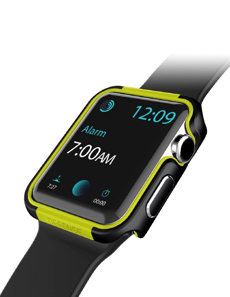 Xdoria - Action Band para Apple Watch 42 mm - Negro/Amarillo X-459204