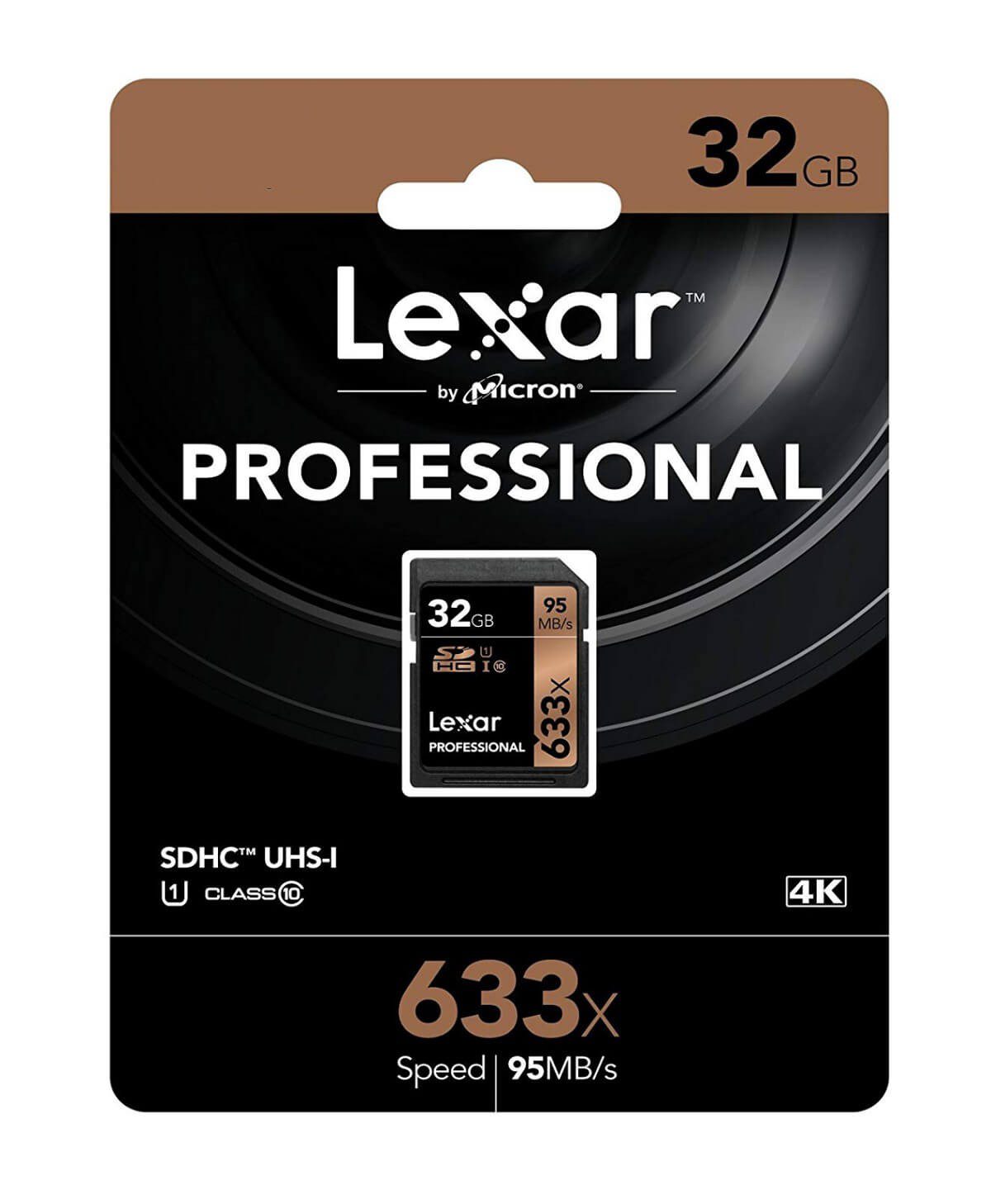 Lexar – Tarjeta SD Professional 633x – 32GB – Negro LSD32GCB1AP633