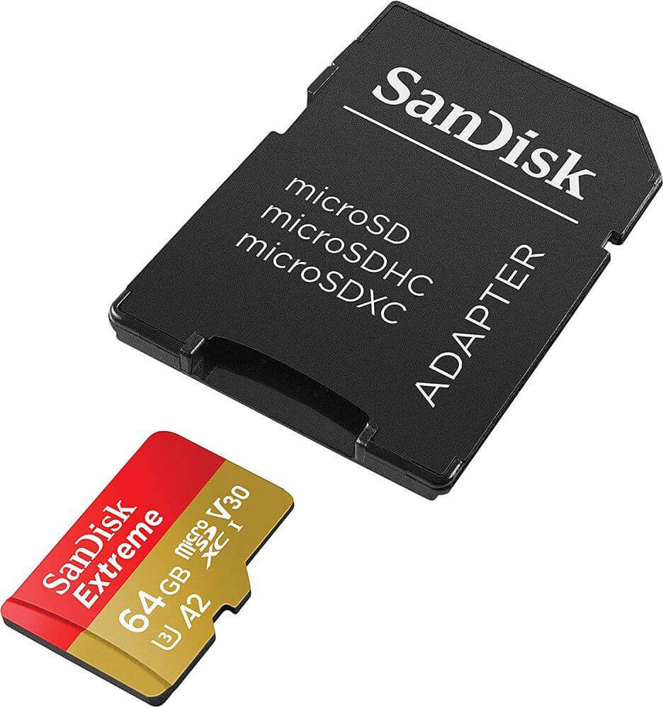SanDisk - Tarjeta Extreme MSD A2 64GB - Roja SDSQXA2-064G-GN6MA