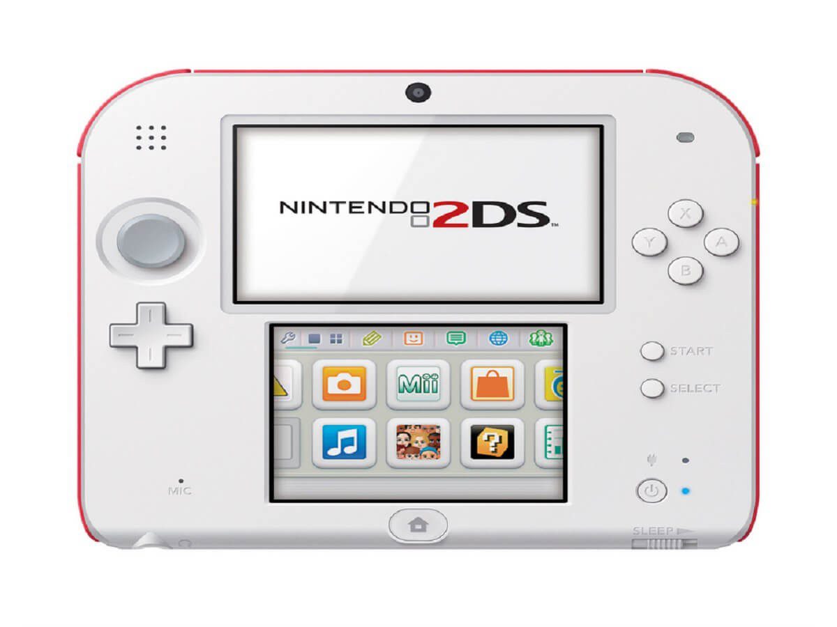 Nintendo 2DS - Consola New Super Mario Bros 2 - Scarlet Red FTR-S-WADC