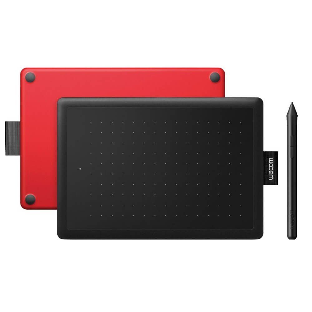 Wacom - Tableta One By chica - Negro/Rojo CTL472