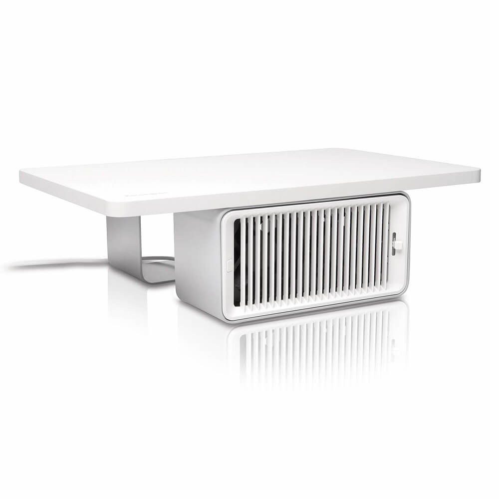 Kensington - Soporte para monitor CoolView con ventilador de escritorio - Blanco K55855WW