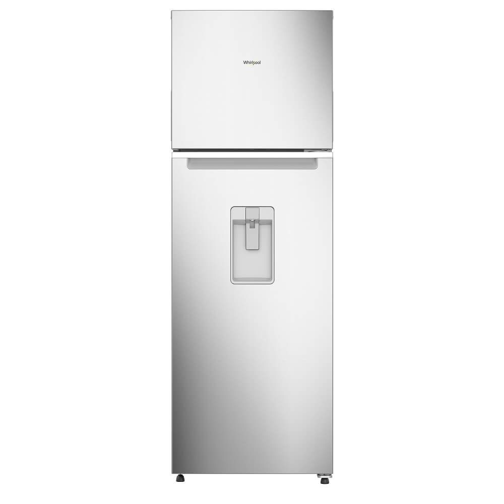 Whirlpool - Refrigerador Top Mount 14 Pies Cúbicos Con Dispensador De Agua WT1433A - Gris Acero WT1433A