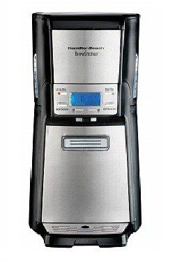 Hamilton Beach - Cafetera para 10 Tazas con dispensador - Acero inoxidable 48465