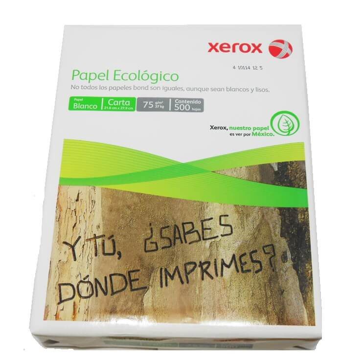 Xerox - Paquete de 500 hojas de papel Ecológico - Tamaño carta XER 3M2010