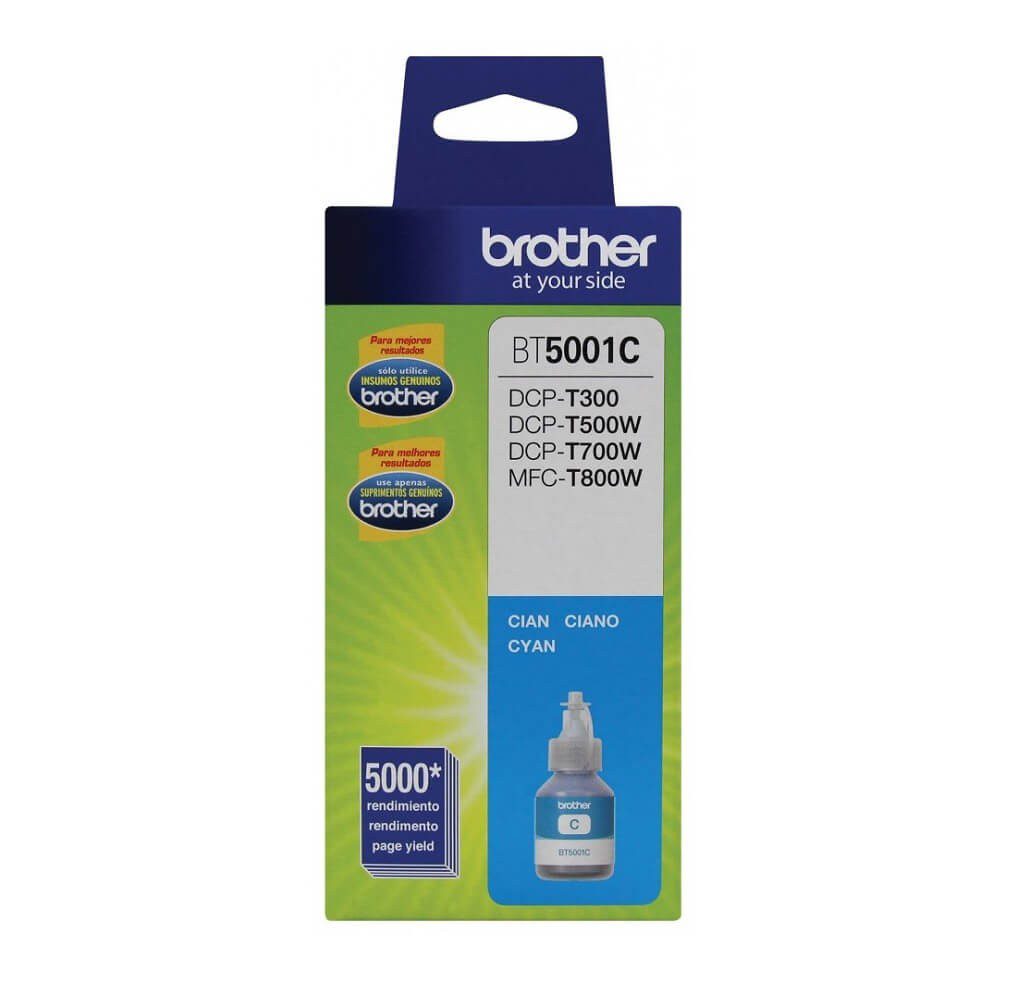 Brother - Botella de tinta BT5001C - Cian BT5001C