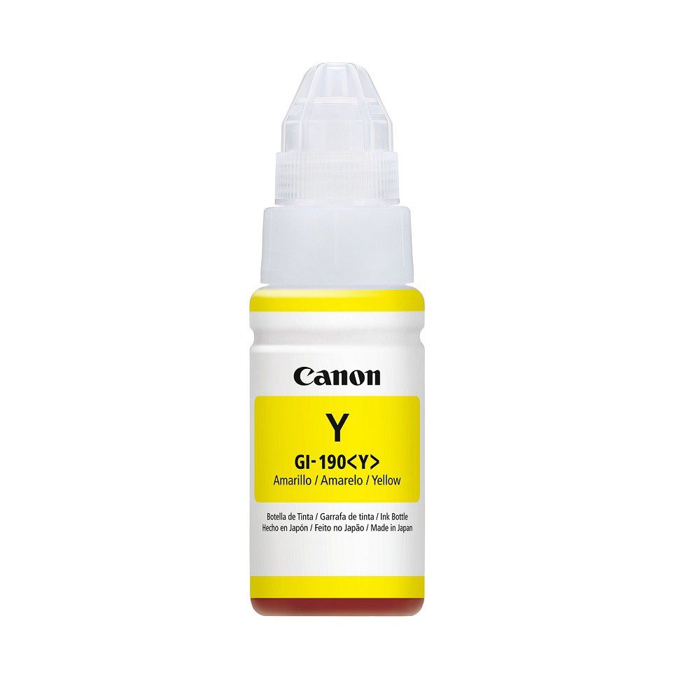 Canon - Botella de tinta GI-190 Y - Amarillo 0670C001AA