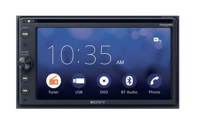 Sony - Autoestéreo con bluetooth, DVD y pantalla de 6.4" XAV-AX200 - Negro XAV-AX200