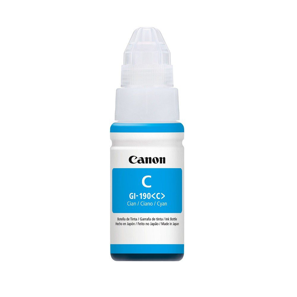 Canon - Botella de tinta GI-190 C - Cian 0668C001AA