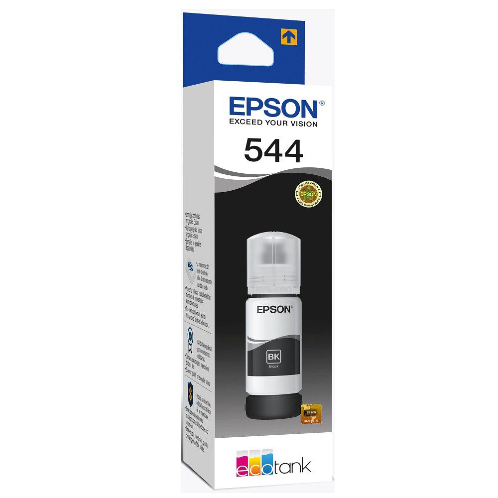 Epson - Botella de tinta negra T544 - Negro T544120-AL
