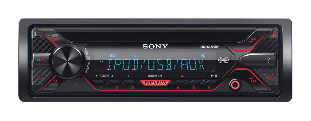 Sony - Autoestéreo con CD/USB CDX-G3200UV - Negro CDX-G3200UV