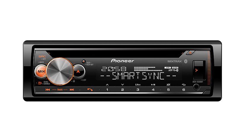 Pioneer - Autoestéreo DEH-X500BT Android/ iOS - Negro DEH-X500BT