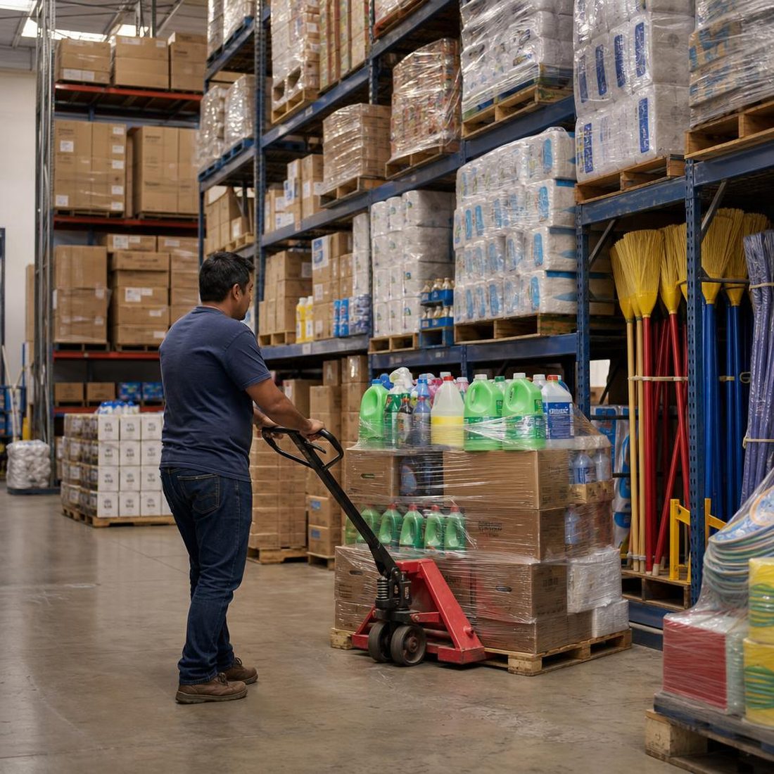 Almacén de producto de Tecnología Online en México